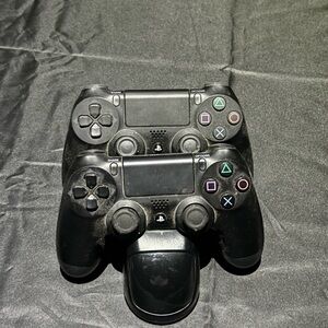 Sony Black DualShock 4 Controllers for PlayStation 4